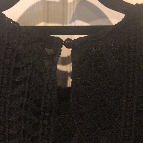 HOST PICK!!!🎉🎉🎉Black lace mid-length dress - Picture 6 of 6